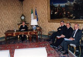 Televideo conferenza con i Presidenti della Russia, della Corea e dell'Ucraina, in occasione della cerimonia inaugurale del progetto ITUR