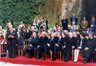 Roma, Fosse Ardeatine: intervento del Presidente della Repubblica alla cerimonia commmemorativa del 52° anniversario dell'eccidio