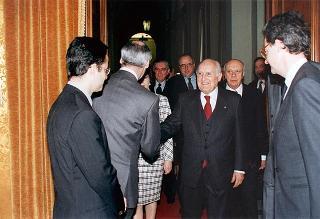 Roma, Palazzo Montecitorio: intervento del Presidente della Repubblica alla cerimonia di intitolazione della Sala stampa della Camera dei Deputati al giornalista Emilio Frattarelli