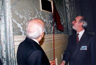 Roma, Palazzo Montecitorio: intervento del Presidente della Repubblica alla cerimonia di intitolazione della Sala stampa della Camera dei Deputati al giornalista Emilio Frattarelli