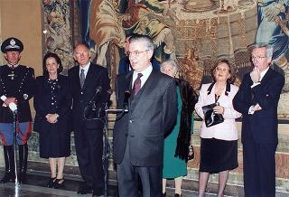 Incontro del Segretario Generale Gaetano Gifuni con il personale civile e militare del SGPR in occasione delle festività pasquali