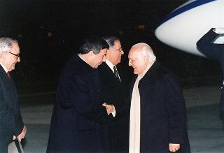 Aereoporto di Ciampino: rientro del Presidente della Repubblica dal viaggio negli Stati Uniti Messicani e negli USA