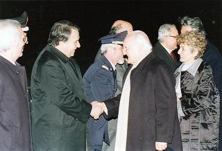 Aereoporto di Ciampino: rientro del Presidente della Repubblica dal viaggio negli Stati Uniti Messicani e negli USA