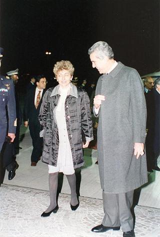 Aereoporto di Ciampino: rientro del Presidente della Repubblica dal viaggio negli Stati Uniti Messicani e negli USA