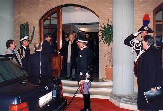 Aereoporto di Ciampino: rientro del Presidente della Repubblica dal viaggio negli Stati Uniti Messicani e negli USA