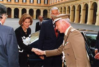 Incontro con il Presidente della Repubblica del Panama e la signora Perez Balladares