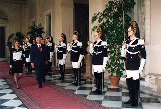 Incontro con il Presidente della Repubblica del Panama e la signora Perez Balladares