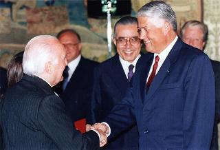 Incontro con il Presidente della Repubblica del Panama e la signora Perez Balladares