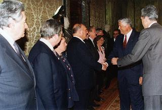 Incontro con il Presidente della Repubblica del Panama e la signora Perez Balladares
