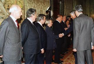 Incontro con il Presidente della Repubblica del Panama e la signora Perez Balladares