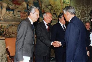 Incontro con il Presidente della Repubblica del Panama e la signora Perez Balladares