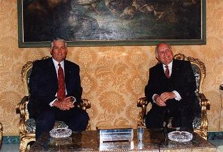 Incontro con il Presidente della Repubblica del Panama e la signora Perez Balladares