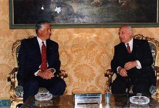 Incontro con il Presidente della Repubblica del Panama e la signora Perez Balladares