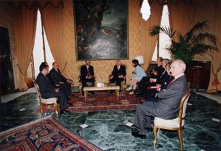 Incontro con il Presidente della Repubblica del Panama e la signora Perez Balladares