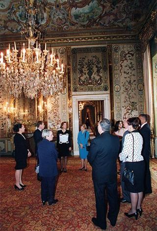 Incontro con il Presidente della Repubblica del Panama e la signora Perez Balladares