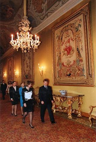 Incontro con il Presidente della Repubblica del Panama e la signora Perez Balladares