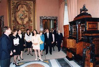 Incontro con il Presidente della Repubblica del Panama e la signora Perez Balladares
