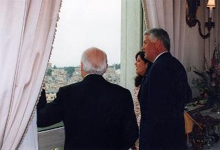 Incontro con il Presidente della Repubblica del Panama e la signora Perez Balladares