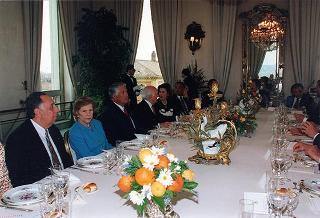 Incontro con il Presidente della Repubblica del Panama e la signora Perez Balladares