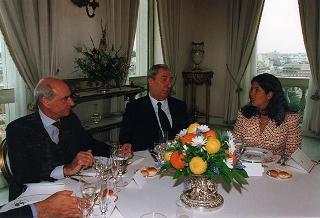 Incontro con il Presidente della Repubblica del Panama e la signora Perez Balladares