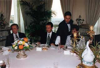 Incontro con il Presidente della Repubblica del Panama e la signora Perez Balladares
