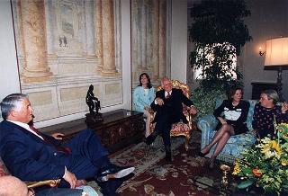 Incontro con il Presidente della Repubblica del Panama e la signora Perez Balladares