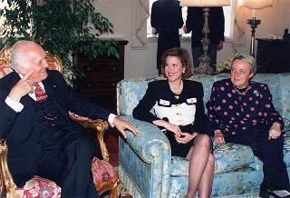 Incontro con il Presidente della Repubblica del Panama e la signora Perez Balladares