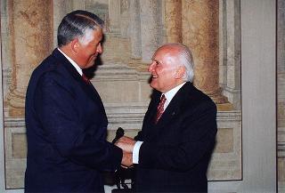 Incontro con il Presidente della Repubblica del Panama e la signora Perez Balladares