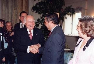 Incontro con il Presidente della Repubblica del Panama e la signora Perez Balladares