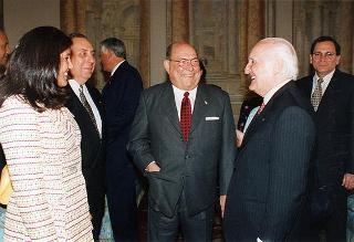 Incontro con il Presidente della Repubblica del Panama e la signora Perez Balladares