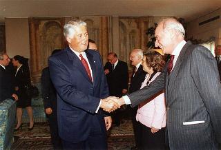 Incontro con il Presidente della Repubblica del Panama e la signora Perez Balladares