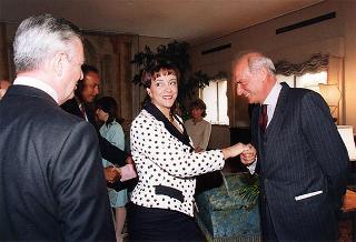 Incontro con il Presidente della Repubblica del Panama e la signora Perez Balladares