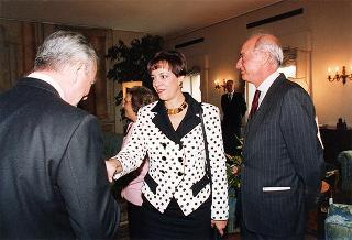 Incontro con il Presidente della Repubblica del Panama e la signora Perez Balladares