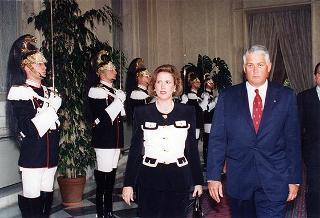 Incontro con il Presidente della Repubblica del Panama e la signora Perez Balladares