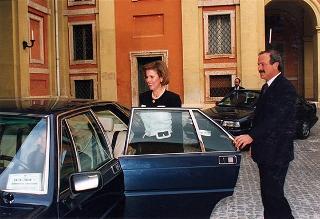 Incontro con il Presidente della Repubblica del Panama e la signora Perez Balladares