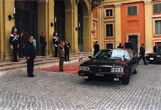 Incontro con il Presidente della Repubblica del Panama e la signora Perez Balladares