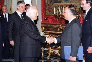 Incontro con il Principe ereditario del Regno Hascemita di Giordania S.A.R. Hassan Bin Talal
