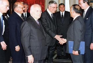 Incontro con il Principe ereditario del Regno Hascemita di Giordania S.A.R. Hassan Bin Talal