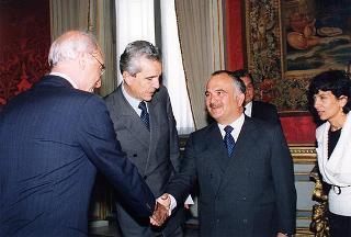 Incontro con il Principe ereditario del Regno Hascemita di Giordania S.A.R. Hassan Bin Talal