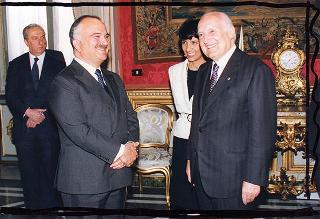 Incontro con il Principe ereditario del Regno Hascemita di Giordania S.A.R. Hassan Bin Talal