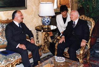 Incontro con il Principe ereditario del Regno Hascemita di Giordania S.A.R. Hassan Bin Talal