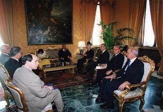 Incontro con il Principe ereditario del Regno Hascemita di Giordania S.A.R. Hassan Bin Talal