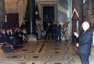 Roma: visita del Presidente della Repubblica alla Comunità di S. Egidio