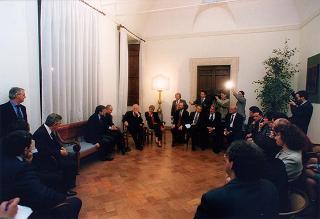Roma: visita del Presidente della Repubblica alla Comunità di S. Egidio