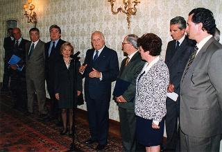 Delegazione di studenti della Scuola media statale di Rosarno