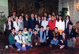 Delegazione di studenti della Scuola media statale di Rosarno