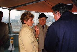 Visita del Presidente della Repubblica a Genova per l'Esposizione internazionale "Euroflora 96"