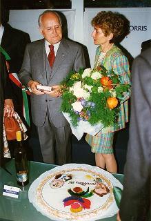 Visita del Presidente della Repubblica a Genova per l'Esposizione internazionale &quot;Euroflora 96&quot;