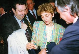 Visita del Presidente della Repubblica a Genova per l'Esposizione internazionale "Euroflora 96"