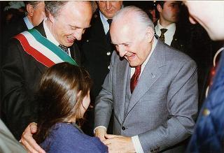 Visita del Presidente della Repubblica a Genova per l'Esposizione internazionale "Euroflora 96"
